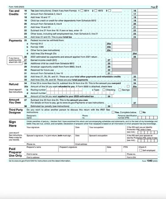 Form 1040: U.S. Individual Tax Return Definition, Types, and Use