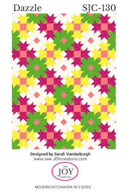 Dazzle quilt pattern Sarah Vanderburgh Sew Joy Creations