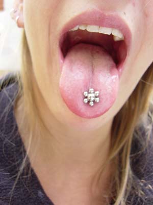 tongue piercing barbells. dresses Tongue Piercing: