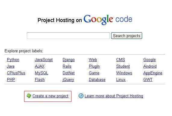 Cara Membuat Hosting File Javascript di Google Code