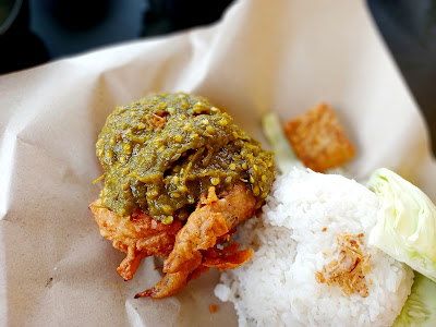 Lunch Nasi Ayam Geprek Sambal Hijau