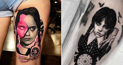 Los mejores tatuajes de Merlina Addams