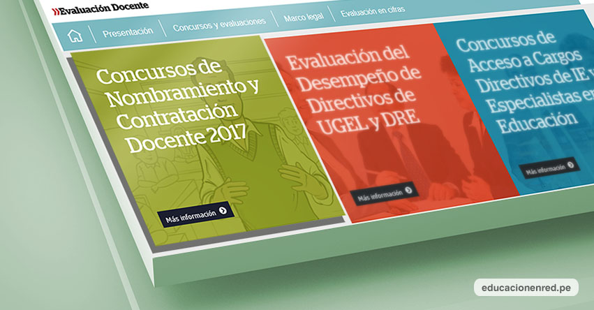 MINEDU: Concurso de Nombramiento Docente y Contrato Docente 2017 [REQUISITOS - CRONOGRAMA] www.minedu.gob.pe