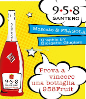Logo Vinci gratis una bottiglia Santero 958 fruit alla fragola