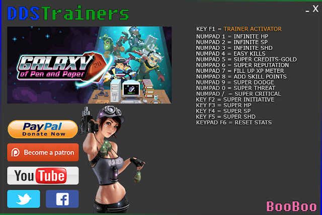 Galaxy Of Pen And Paper Trainers and Cheats for PC