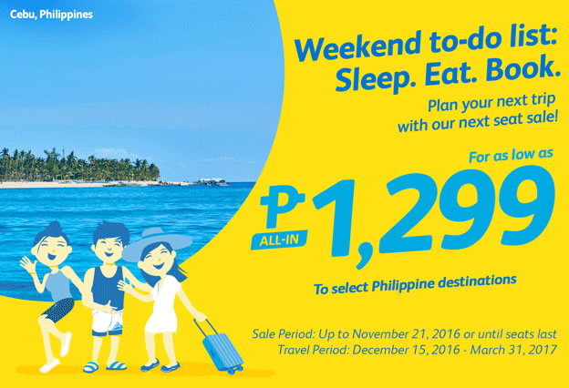  Cebu Pacific Promo Fare 2017