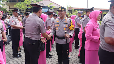 Awali 2024, Sebanyak 127 Personel Polri di Sidoarjo Mendapatkan Kenaikan Pangkat