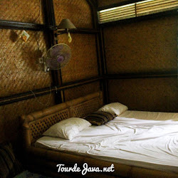 kamar di fauna resort pulau peucang