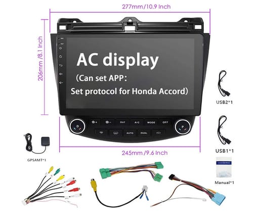 Binize Touchscreen Android 10 Car Stereo Radio