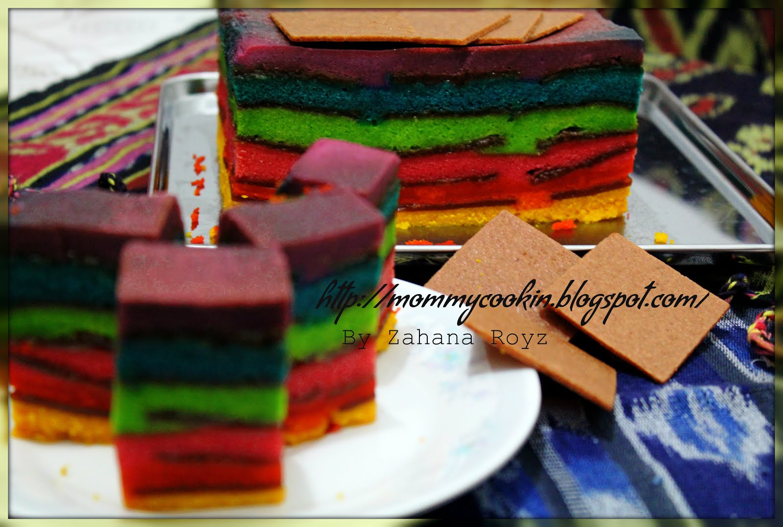 Mommy Ryan Kitchen: Lapis Pelangi Masam Manis~