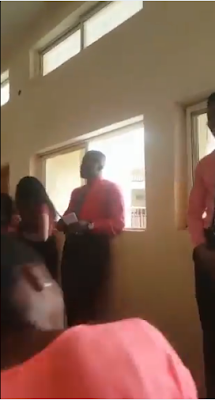 A Male Student Of ABUAD Who Came Late To Class Was Asked To Sing Or Leave The Class, But He Surprised Everyone
