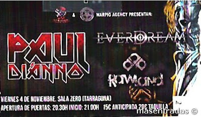 entrada de concierto de paul dianno