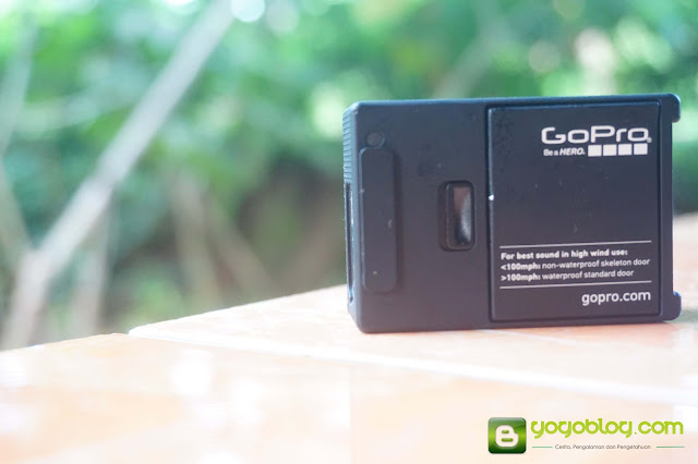 Tampak Belakang GoPro Hero 3+ Black Edition