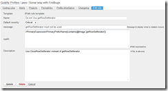 SonarQube _Rule