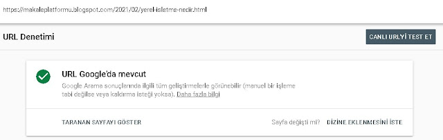 url denetimi