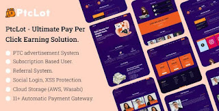PtcLot v1.0 - Ultimate Pay Per Click Earning Solution