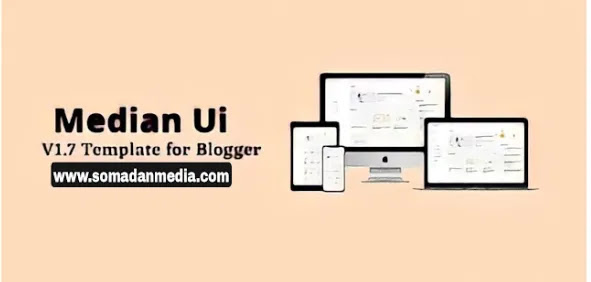 Median UI 1.7 Blogger Template Premium 2024 Free Download