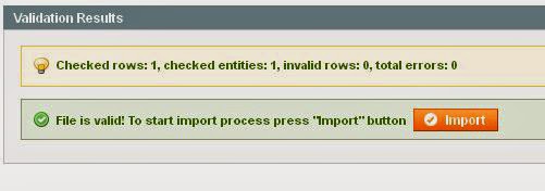 How to import csv or excel format products data in magento