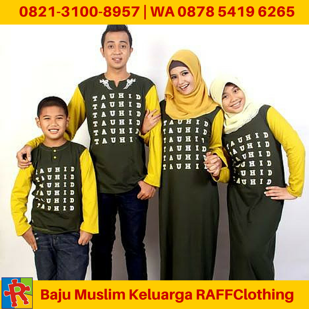  Baju  Muslim Keluarga  Jual Baju  Muslim Keluarga  0821 