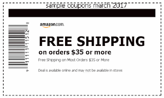 free Amazon coupons for march 2017