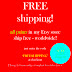 FREE shipping! My last hurrah for the year