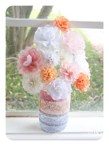 Lace flower bouquet 2