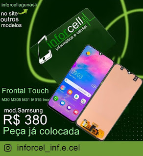 Display Tela Frontal Touch M30 M305 M31 M315 Incell