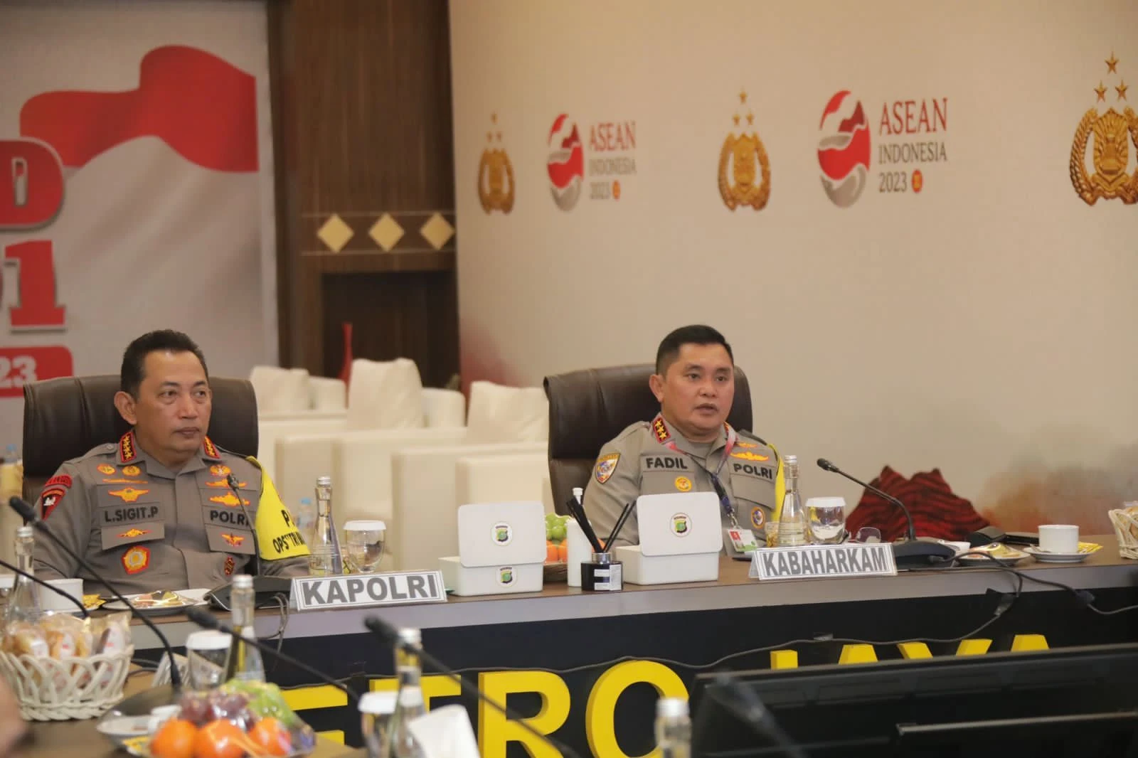 Kapolri Tinjau CC Pengamanan KTT ASIAN 2023