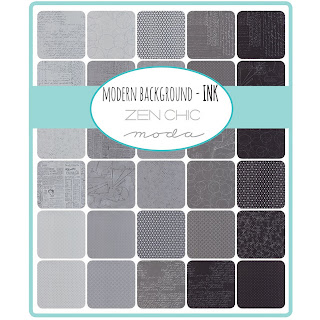 Moda Modern Background Ink Fabric by Zen Chic for Moda Fabrics