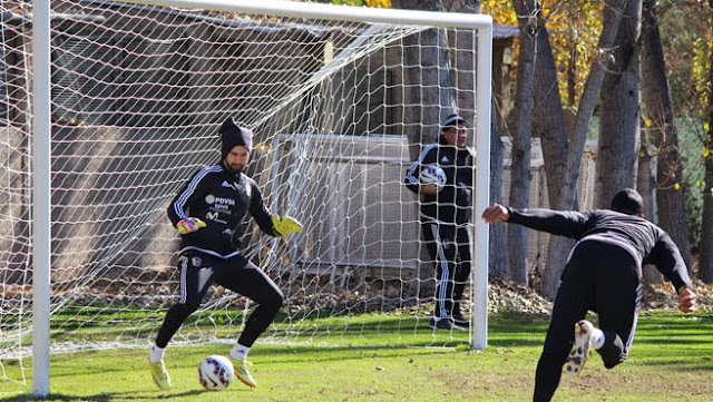 Entrenamiento de la Vinotinto en Argentina