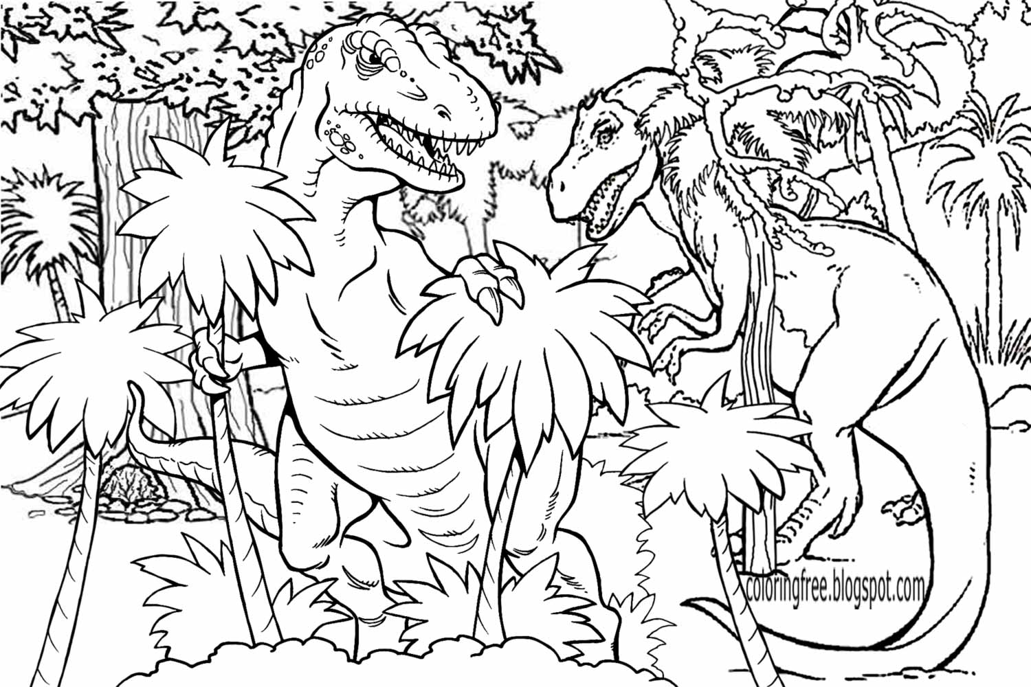 Dino Coloring Book 6