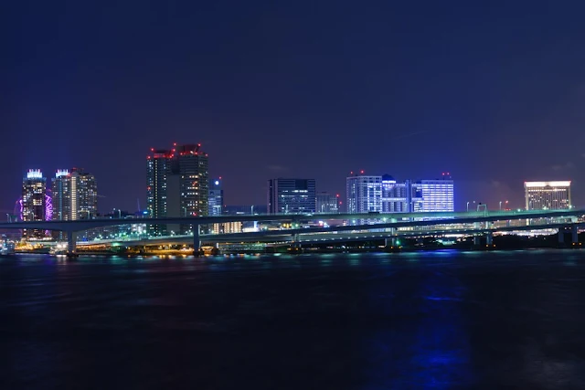 お台場の夜景～晴海ふ頭