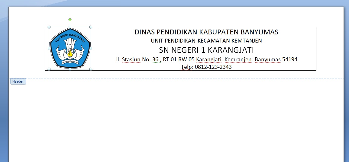 Cara Membuat Kop Surat Resmi yang Baik dan Benar - Sinau 