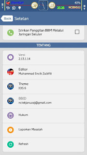BBM Mod IOS 6 V3.0.0.18 Terbaru