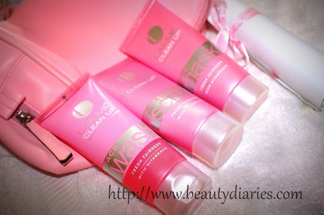 Lakme Clean Up Range - Fresh Fairness : Face wash, Scrub, Mask 