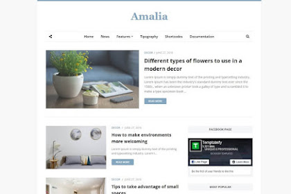 Amalia V1.0 - Responsive Blogger Template