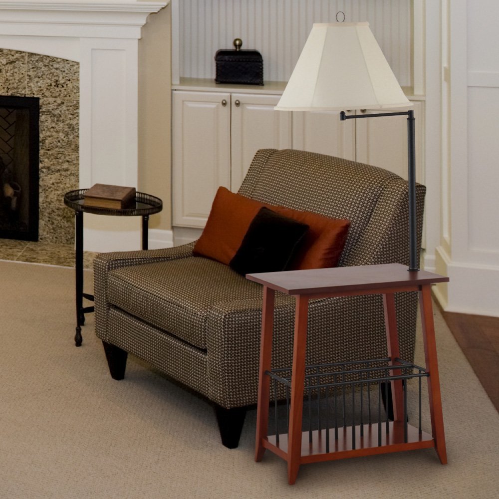 End Tables with Built-In Lamp