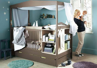 gambar kamar bayi perempuan lucu