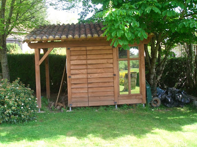 Garden Shed Conversion on April Wisteria On The Pergola