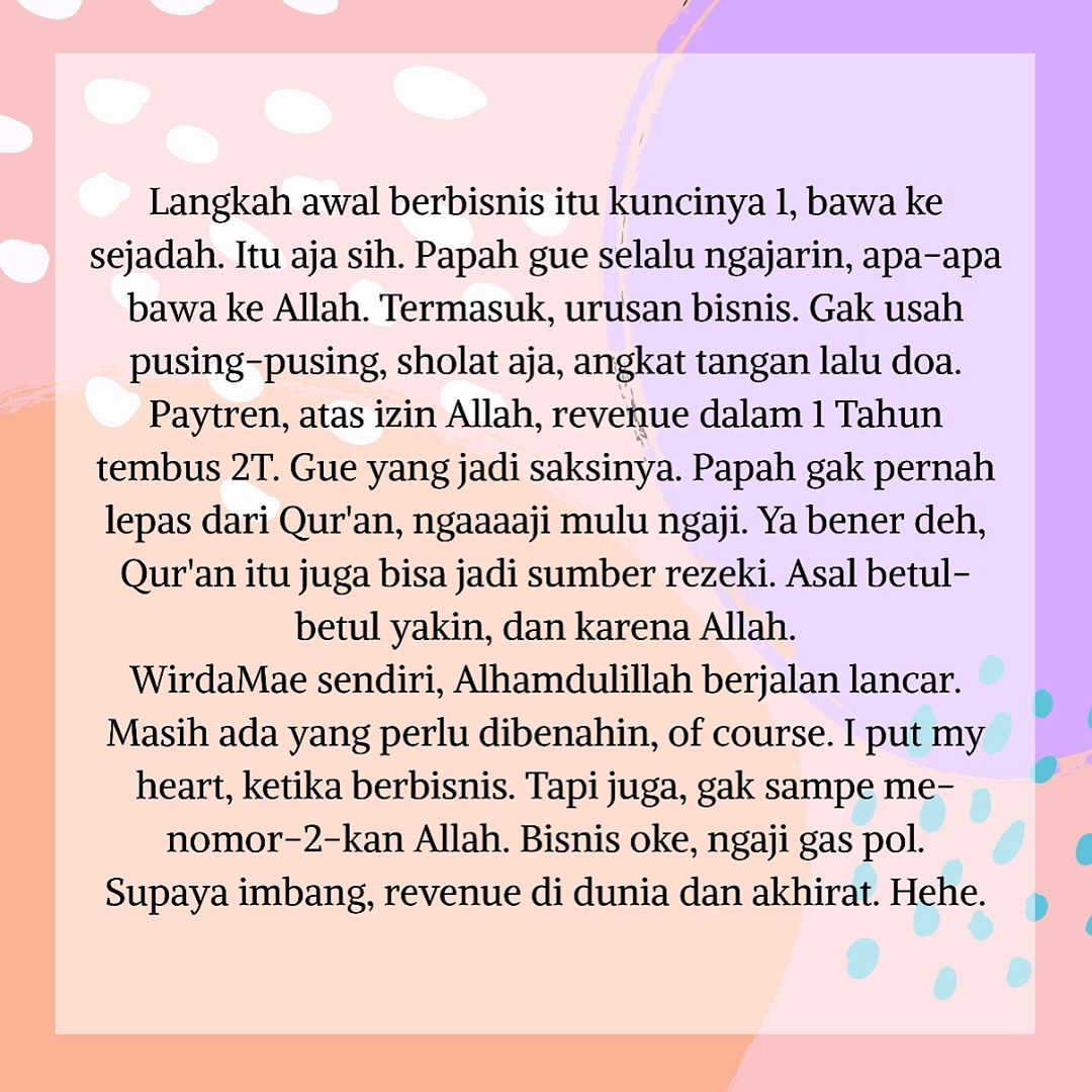 Kata Kata Motivasi Wirda Mansur Wiwie Sazali