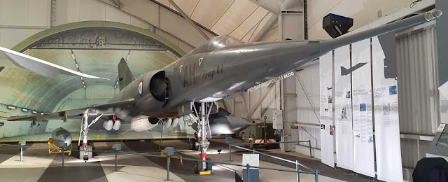 Mirage IVA at the  at the Musée de l'Air et de l'Espace at Paris-Le Bourget