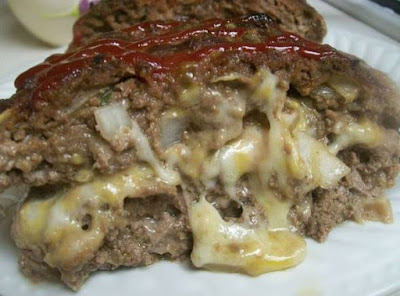 CHEESE STUFFED MEATLOAF