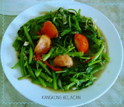 Resep Cara Membuat Kangkung Terasi Tumis Pedas