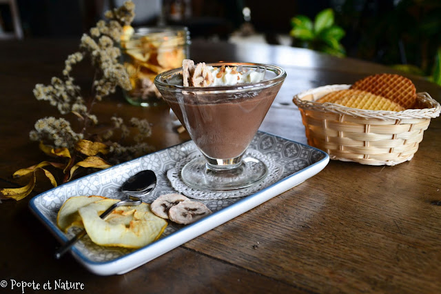 Crèmes au chocolat et à la fève tonka ©Popote et Nature 