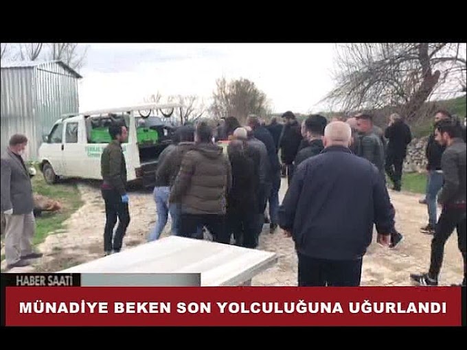 Cenazeye Beken'in ailesi ile yakınlarının yanı sıra vatandaşlar katıldı.