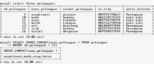 GROUP_CONCAT