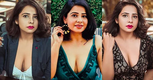 Surabhi Tiwari cleavage curvy indian actress