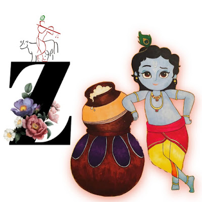 Krishna Alphabet Z Image