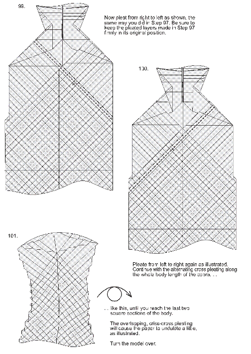 Origami Instructions King Cobra