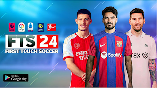 Download NEW!! FTS 2024 Apk Data Mobile Update Transfer And Kits Season 2023-24 New Team Promotion Best Graphics HD